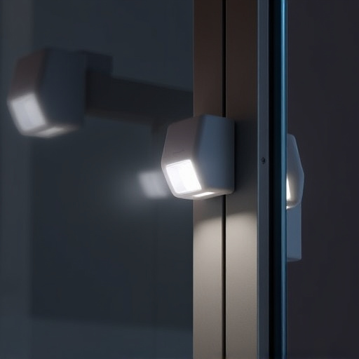 glass break sensor on sliding door