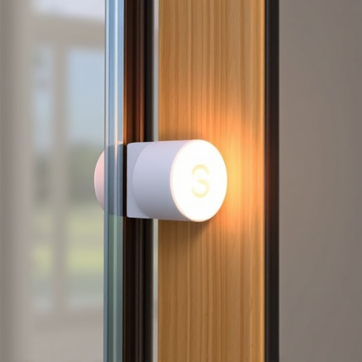 glass break sensor on sliding door
