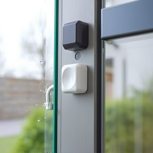 glass break sensor on sliding door