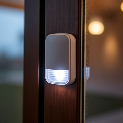 glass break sensor on sliding door