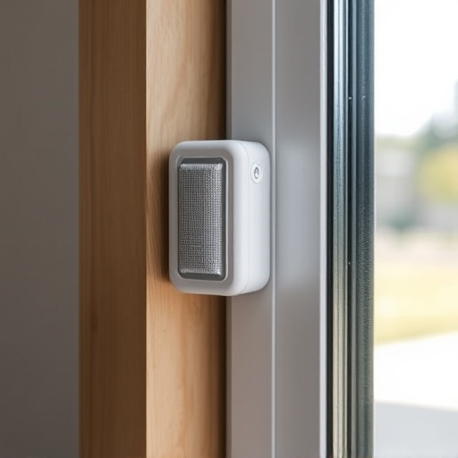 glass break sensor on sliding door