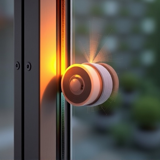 glass break sensor on sliding door
