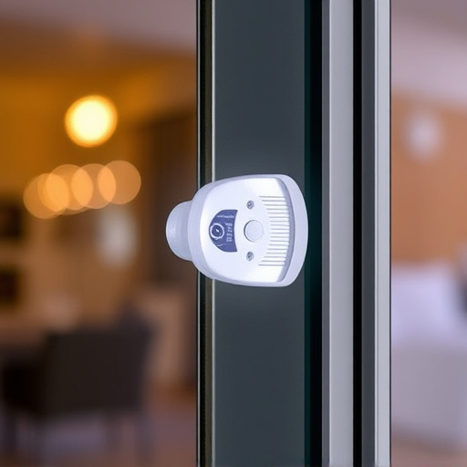glass break sensor on sliding door