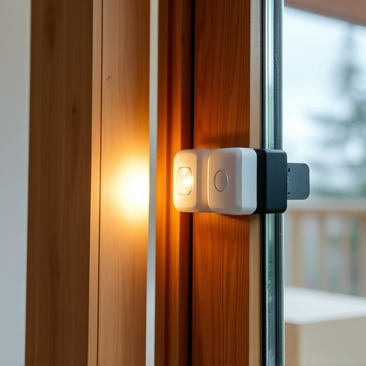 glass break sensor on sliding door