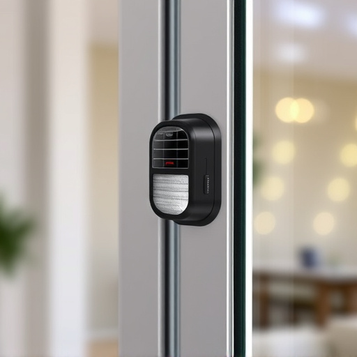 glass break sensor on sliding door