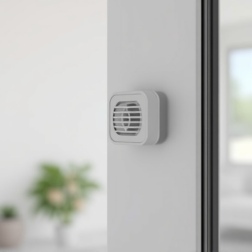 glass break sensor on sliding door