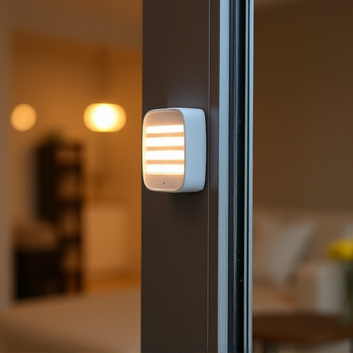 glass break sensor on sliding door