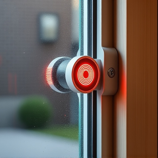 glass break sensor on sliding door