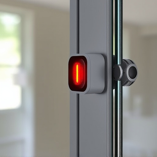 glass break sensor on sliding door