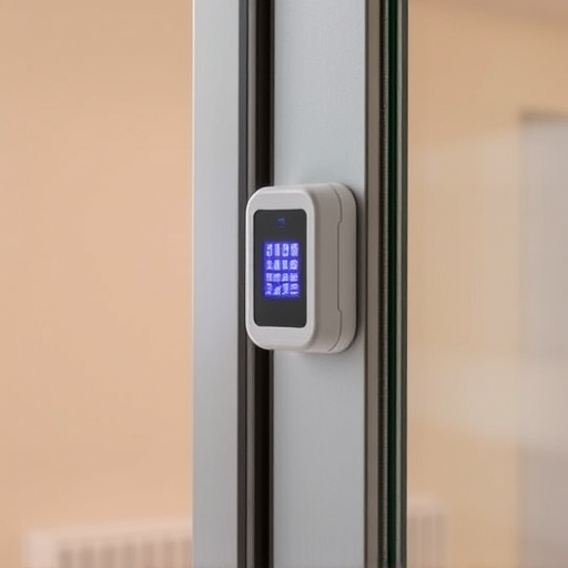 glass break sensor on sliding door