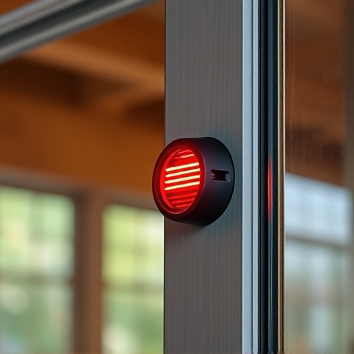 glass break sensor on sliding door