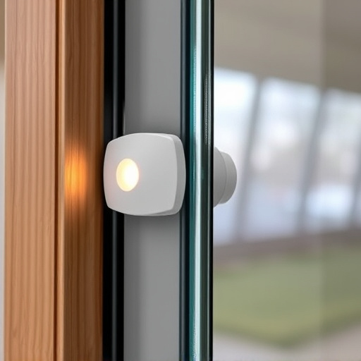 glass break sensor on sliding door