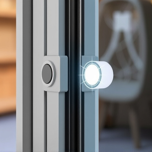 glass break sensor on sliding door