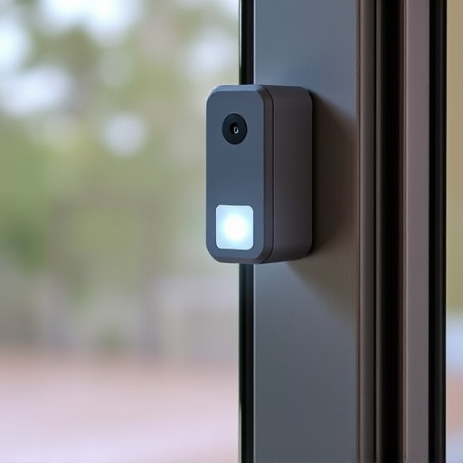 glass break sensor on sliding door