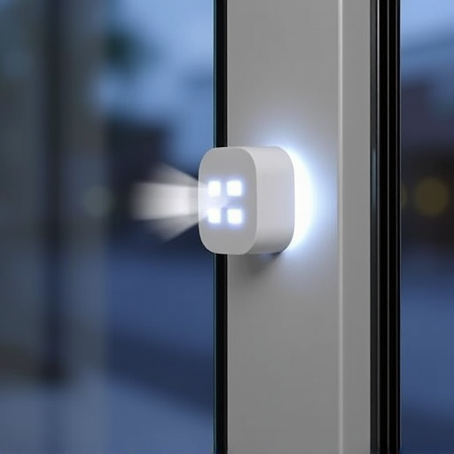 glass break sensor on sliding door