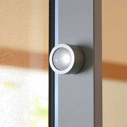 glass break sensor on sliding door