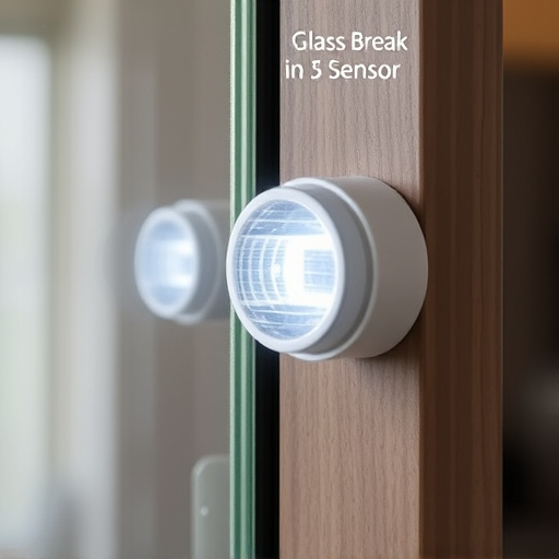 glass break sensor on sliding door