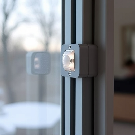 glass break sensor on sliding door