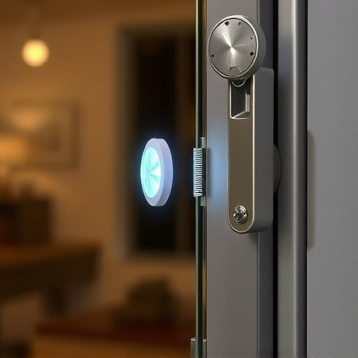 glass break sensor on sliding door