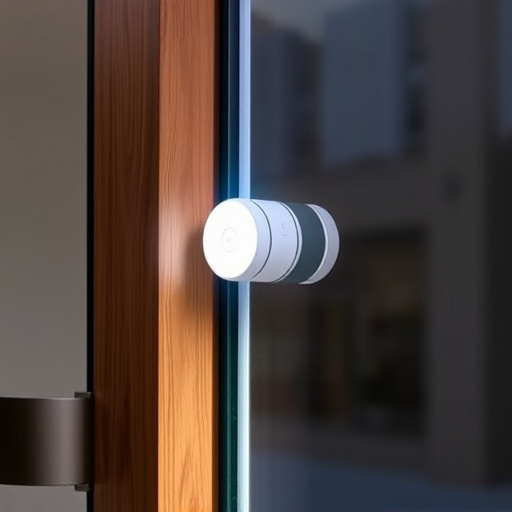 glass break sensor on sliding door