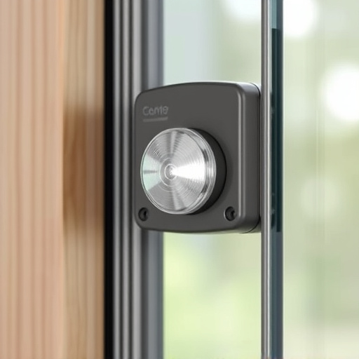 glass break sensor on sliding door