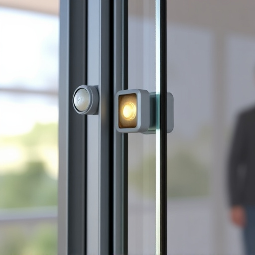 glass break sensor on sliding door