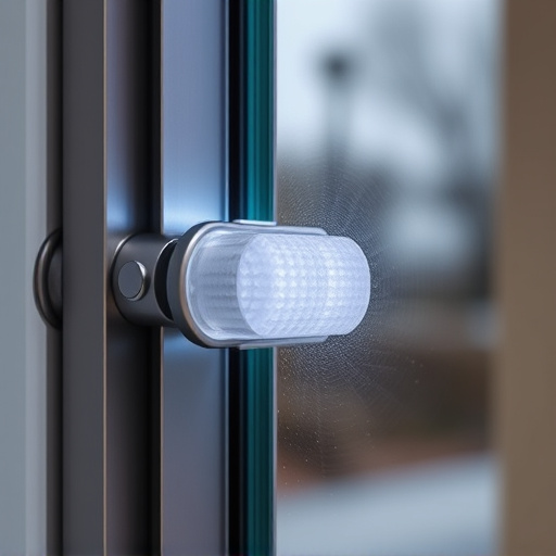 glass break sensor on sliding door