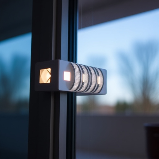 glass break sensor on sliding door