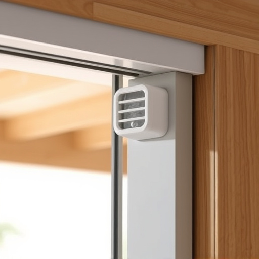 glass break sensor on sliding door