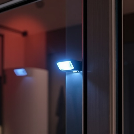 glass break sensor on sliding door