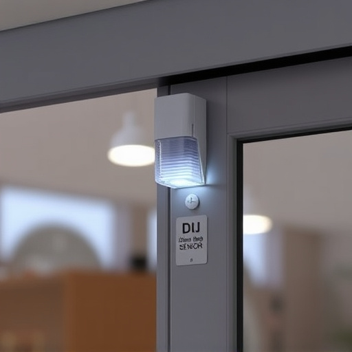 glass break sensor on sliding door
