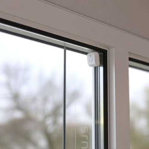 glass break sensor on sliding door