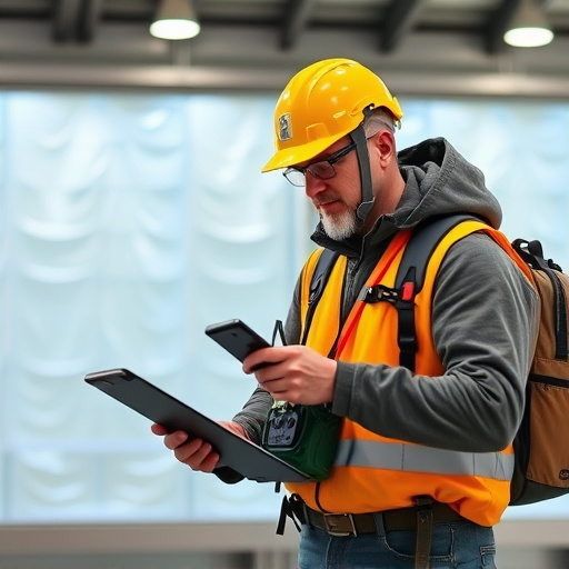 man checking legal travel restrictions for safety gear