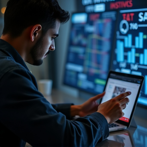 person researching personal safety laws online