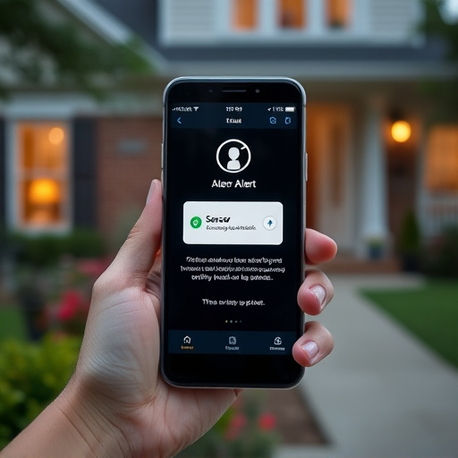 sensor alert notification on homeowner’s phone