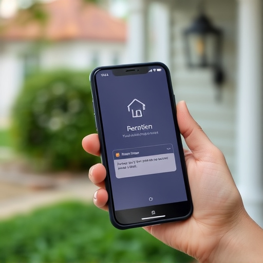 sensor alert notification on homeowner’s phone