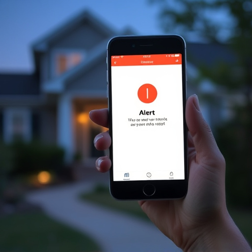 sensor alert notification on homeowner’s phone
