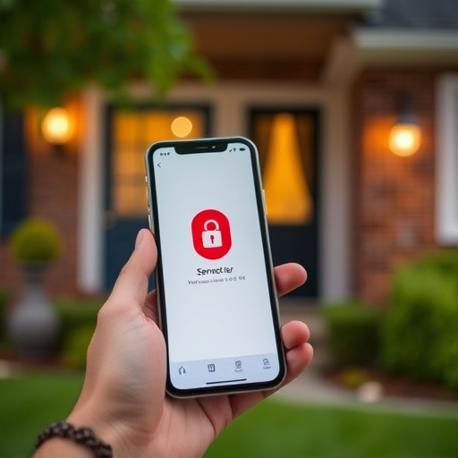 sensor alert notification on homeowner’s phone