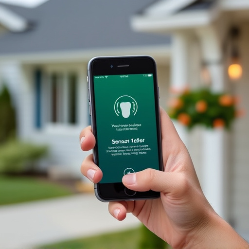 sensor alert notification on homeowner’s phone