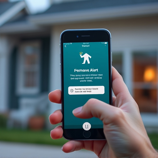 sensor alert notification on homeowner’s phone