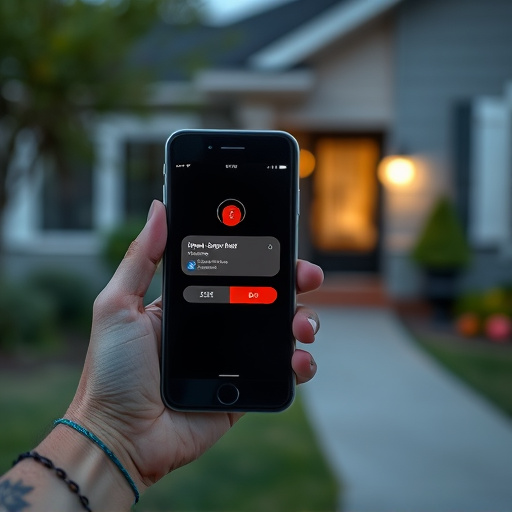 sensor alert notification on homeowner’s phone