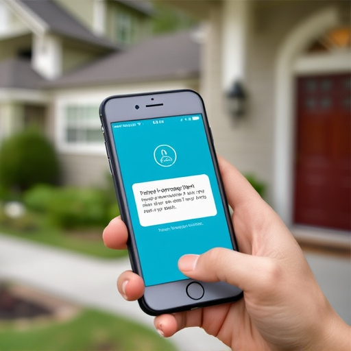 sensor alert notification on homeowner’s phone