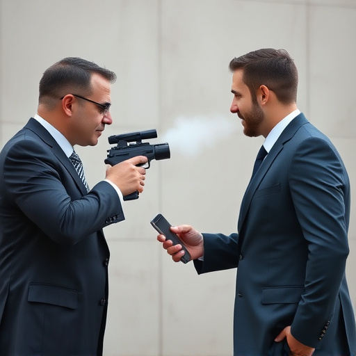 attorney advising client on pepper spray laws