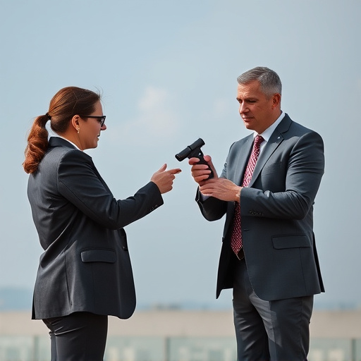 attorney advising client on pepper spray laws