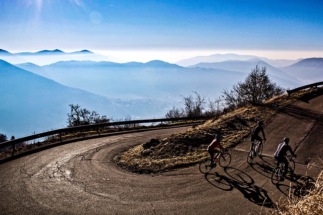 biking