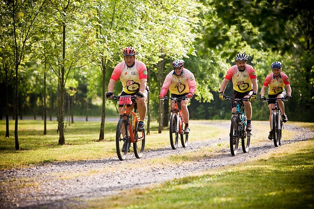 biking