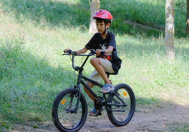 biking