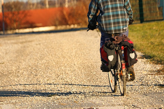 biking