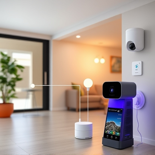 connected smart home with multiple sensors