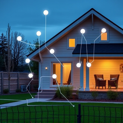 connected smart home with multiple sensors